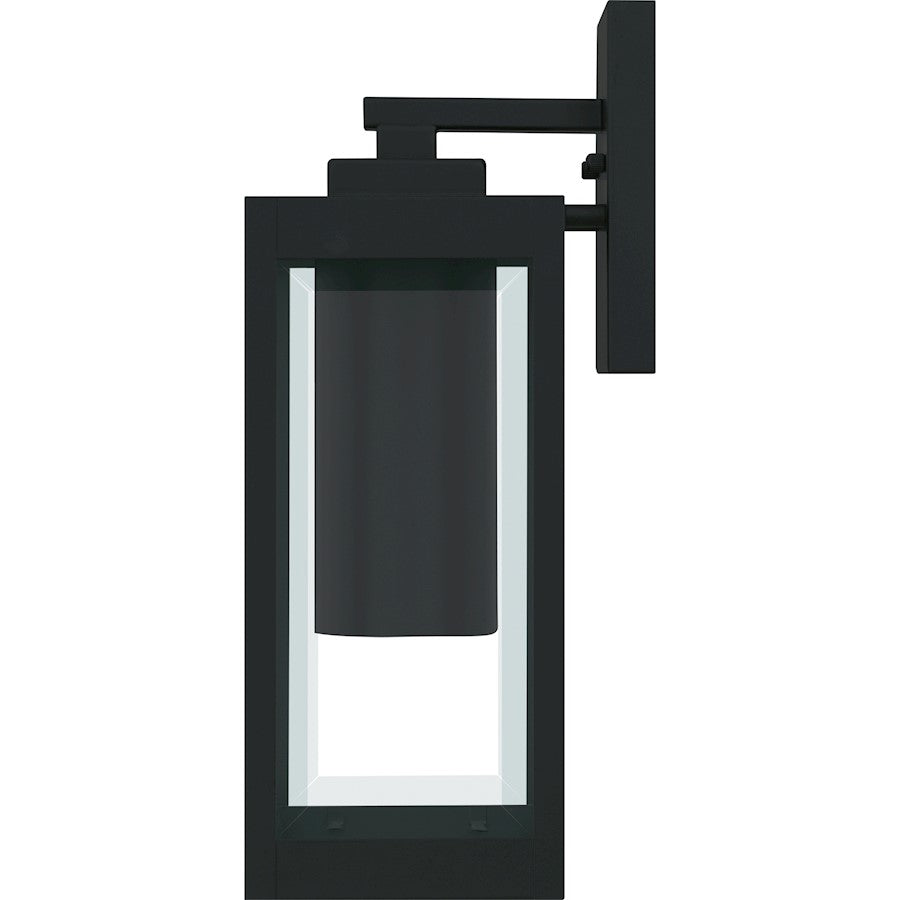 Westover 1Lt 14" Outdoor Lantern, Earth Black/Clear Beveled