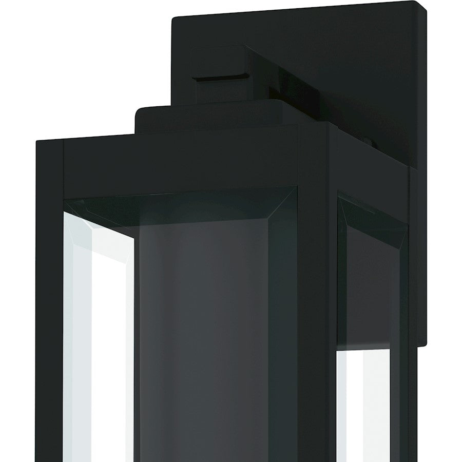 Westover 1Lt 14" Outdoor Lantern, Earth Black/Clear Beveled