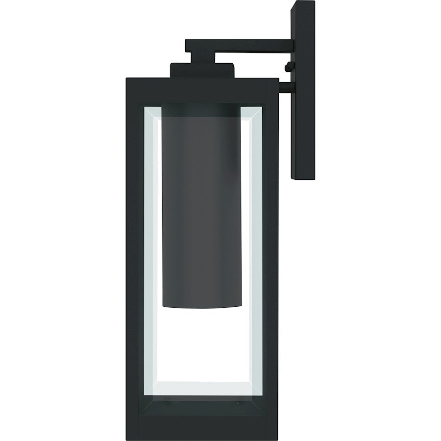 Westover 1Lt 17" Outdoor Lantern, Earth Black/Clear Beveled