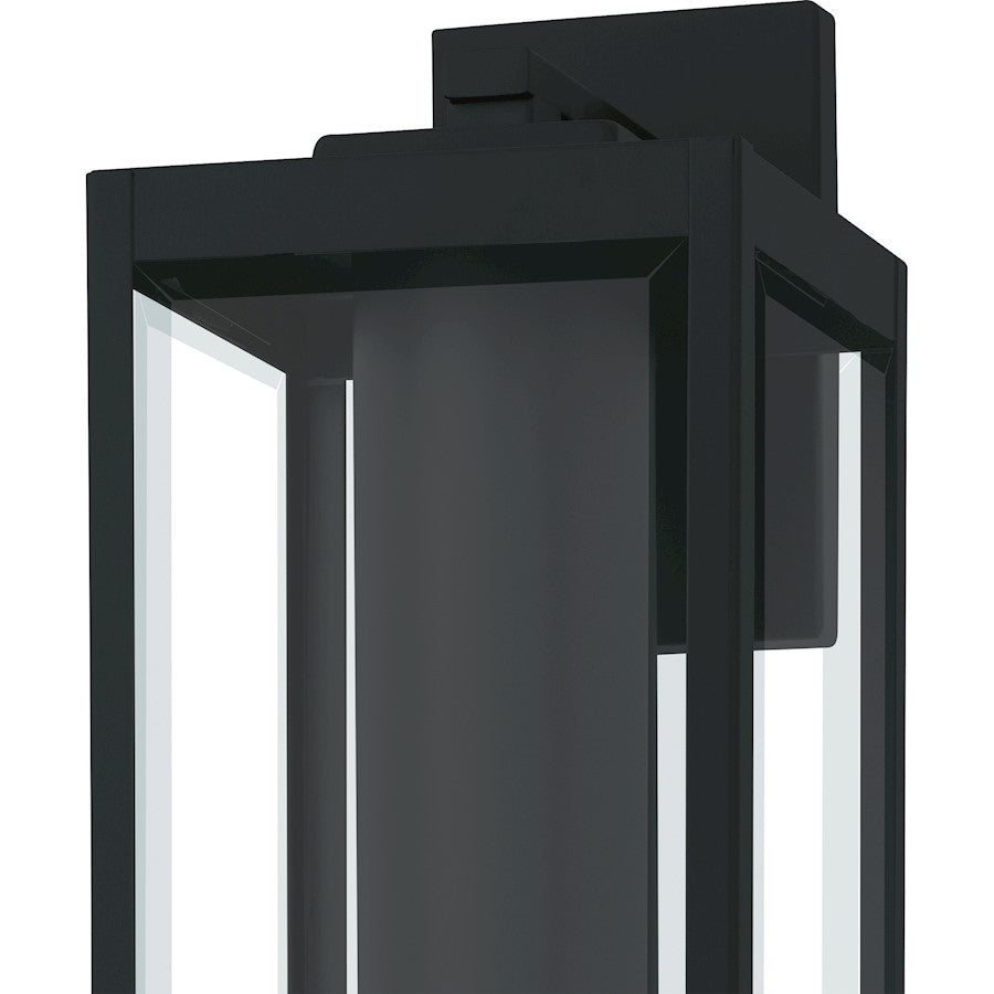 Westover 1Lt 20" Outdoor Lantern, Earth Black/Clear Beveled