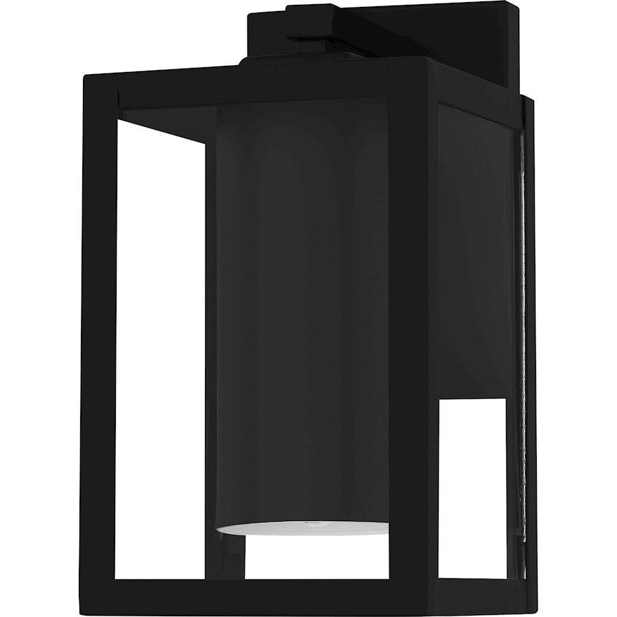 Westover 1Light Outdoor Lantern, Earth Black/Clear Glass