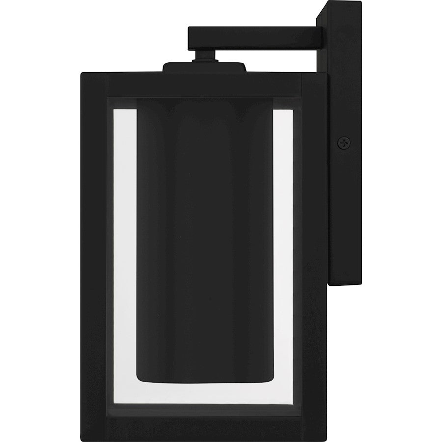 Westover 1Light Outdoor Lantern, Earth Black/Clear Glass