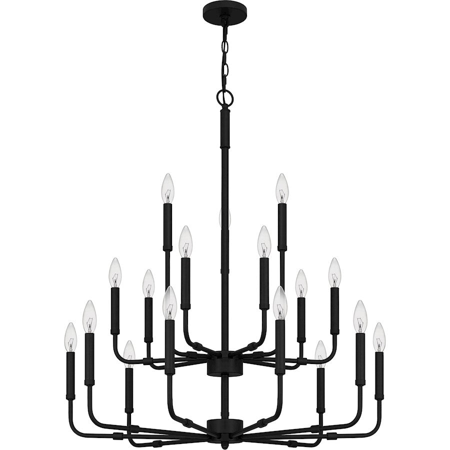 Abner Chandelier, Matte Black