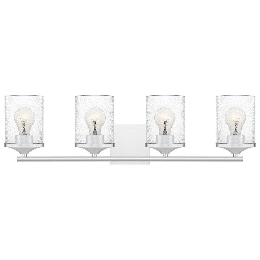 Quoizel Abner 4 Light Bath Light, Polished Chrome - ABR8628C