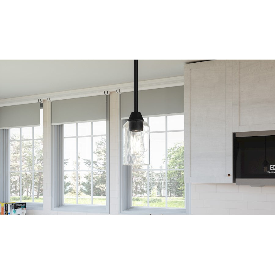 Acacia 1 Light Mini Pendant, Clear Water