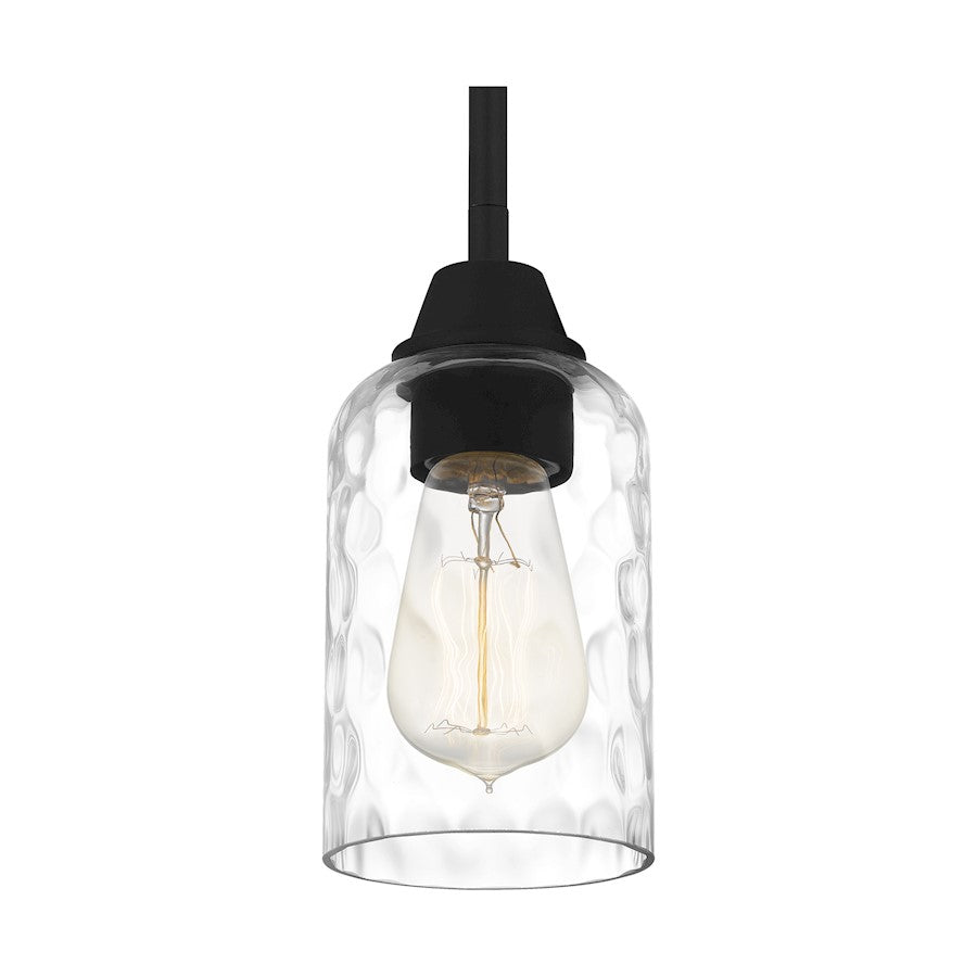 Acacia 1 Light Mini Pendant, Clear Water