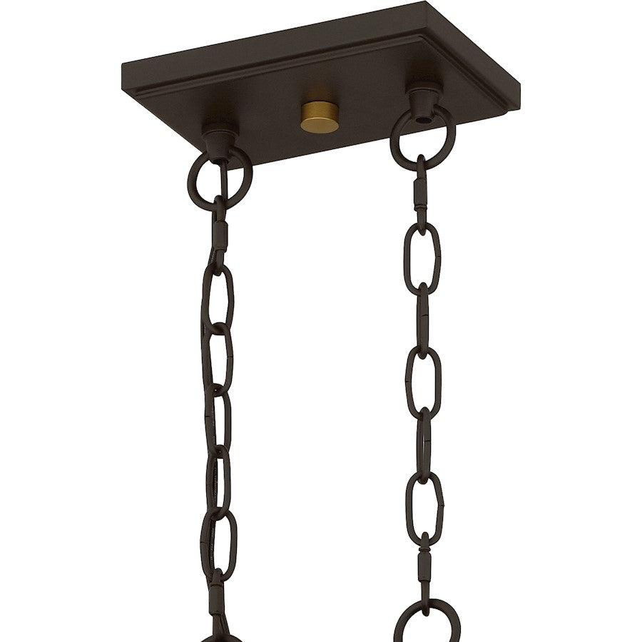Atwood 6 Light Island Light, Old Bronze/Clear