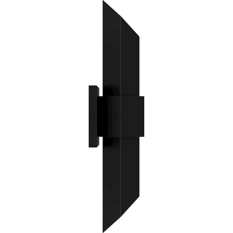 Chasm Outdoor Lantern, Matte Black Gold