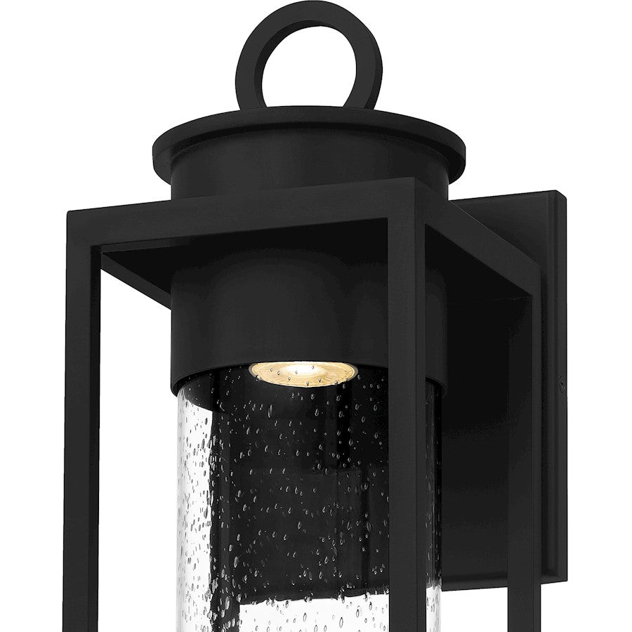 Donegal 1 Light Outdoor Wall Mount, Matte Black