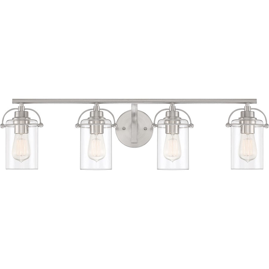 Emerson Bath Vanity, Brushed Nickel