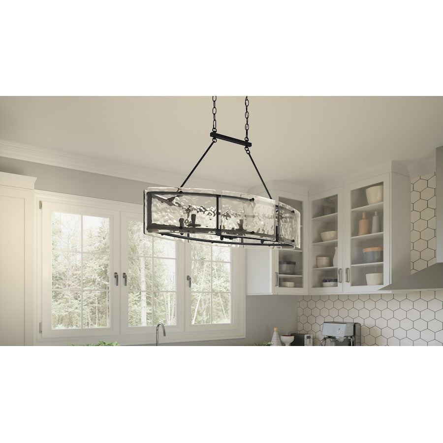 Fortress 6 Light Island Light, Earth Black/Clear Textured