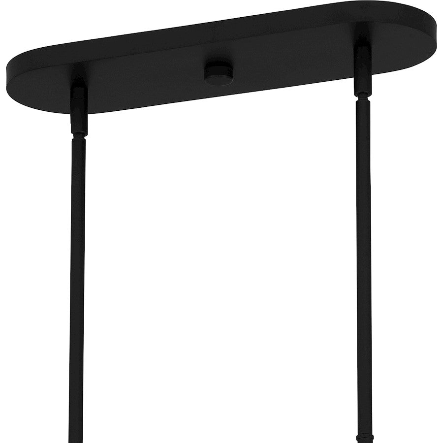 Hendrix 9 Light Island Light, Matte Black