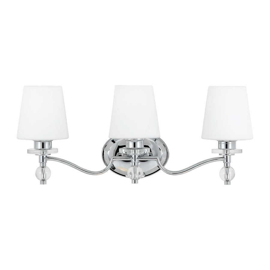 Hollister Bath Fixture, Polished Chrome