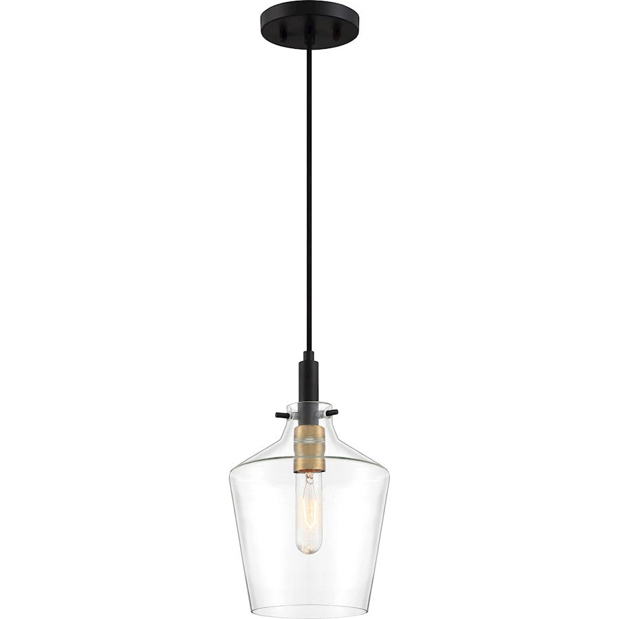 June 1 Light Mini Pendant, Earth Black