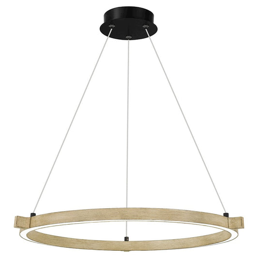 Soma Pendant, Whitewashed Walnut