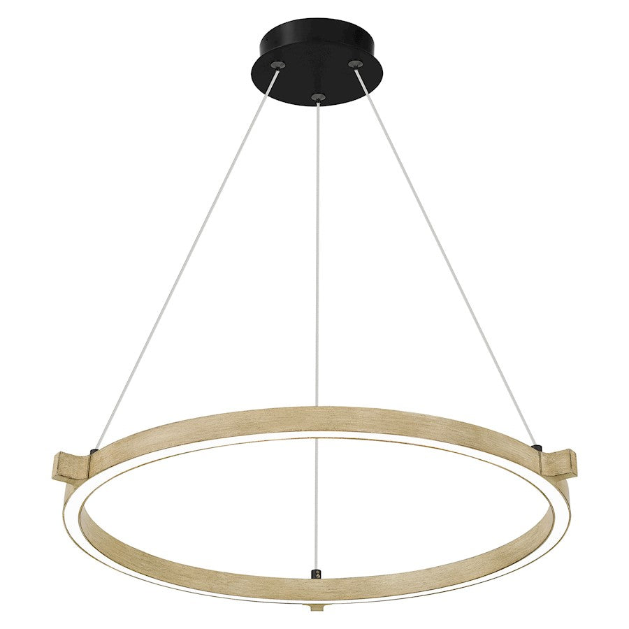Soma Pendant, Whitewashed Walnut