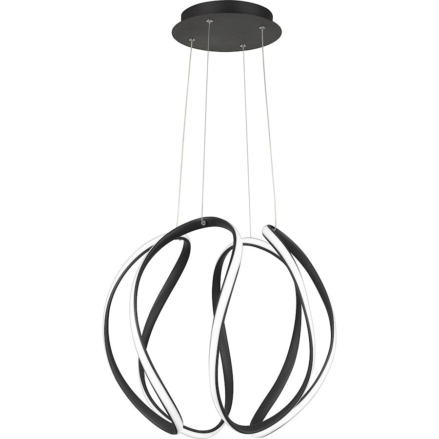 Waving Pendant, Earth Black