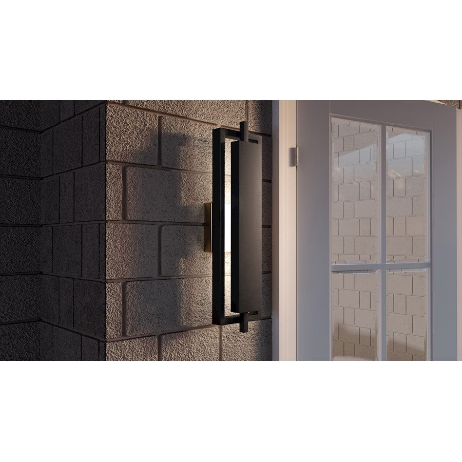 Pointsett Outdoor Lantern, Matte Black
