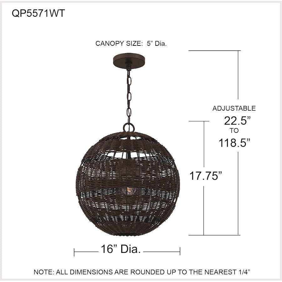 Lindendale 1 Light Pendant