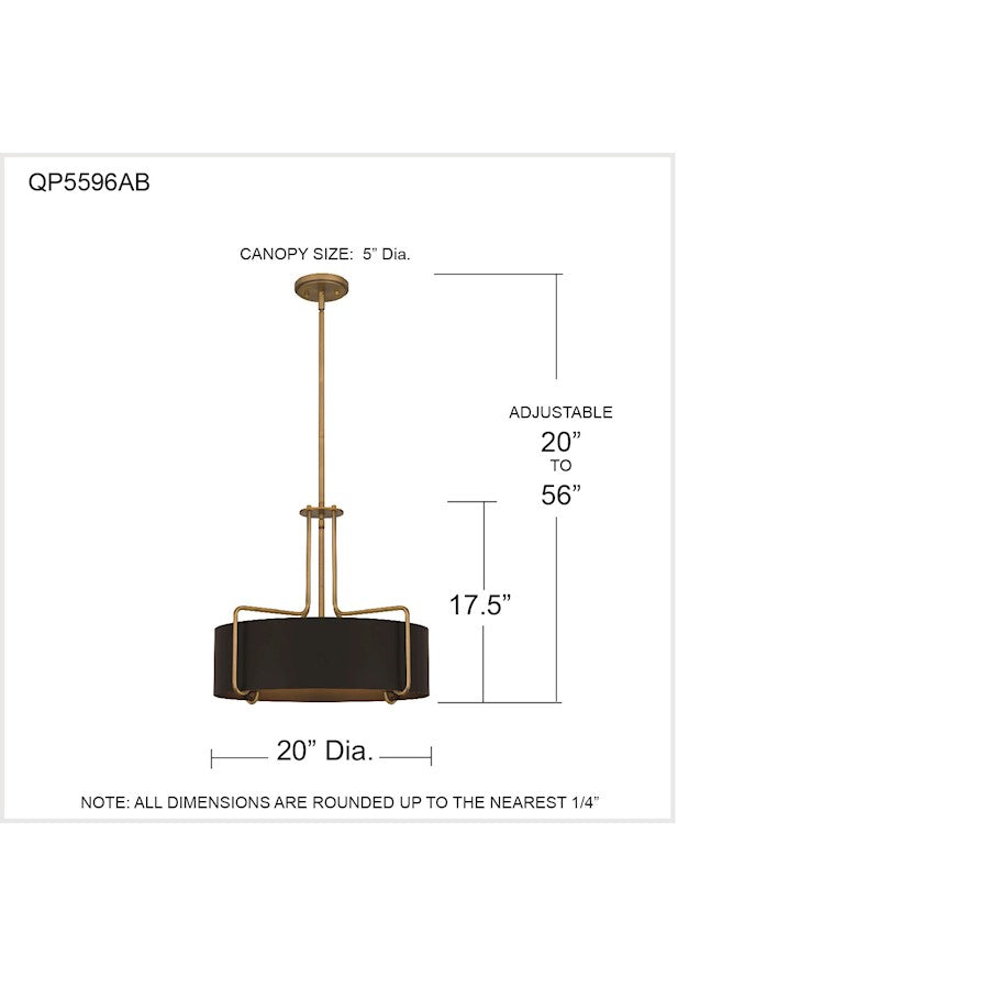 Hanley 4 Light Pendant