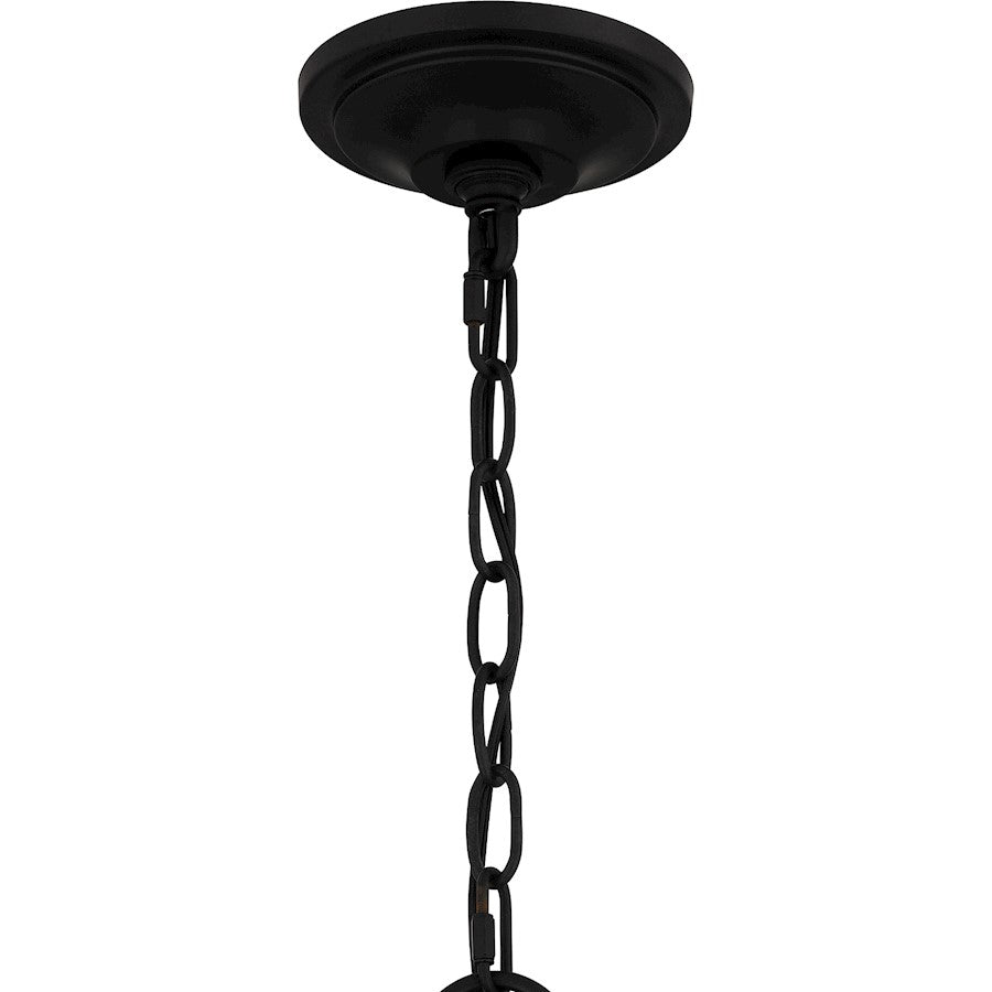 Magnolia 3 Light Pendant, Matte Black