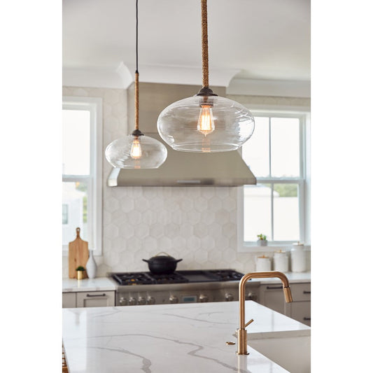Merino 1 Light Mini Pendant, Tarnished Bronze
