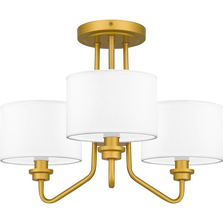 Ainsdale 3 Light Semi-Flush Mount