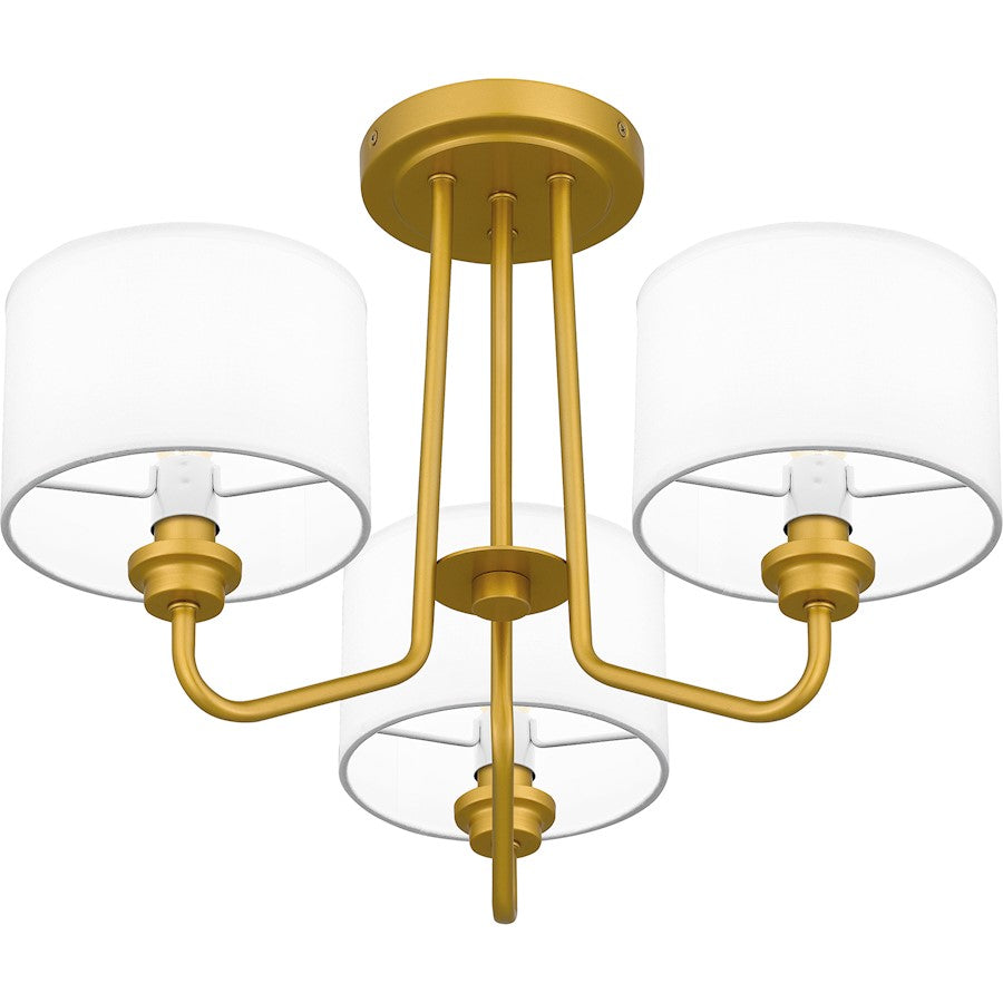 Ainsdale 3 Light Semi-Flush Mount