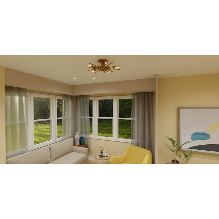 Mesquite 5 Light Semi-Flush Mount