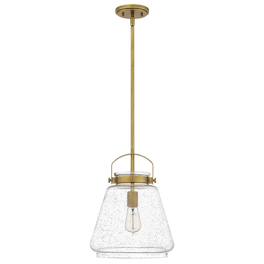 Stella 1 Light Mini Pendant, Clear Seeded