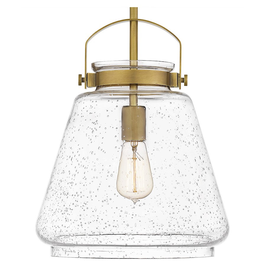 Stella 1 Light Mini Pendant, Clear Seeded