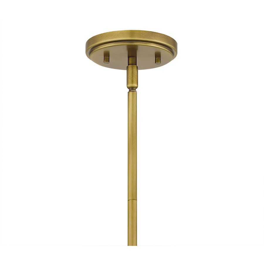 Stella 1 Light Mini Pendant, Clear Seeded