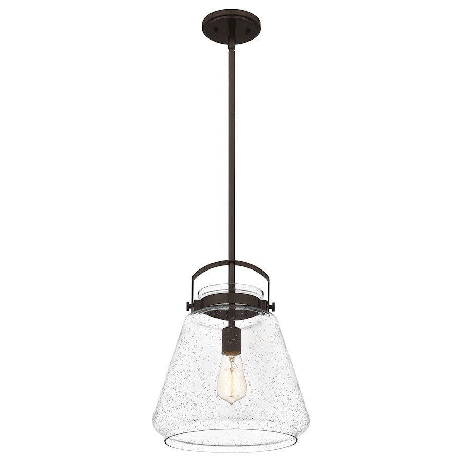 Stella 1 Light Mini Pendant, Clear Seeded