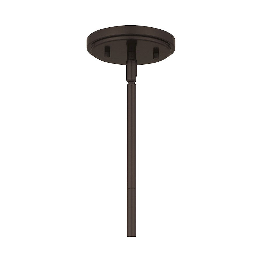 Stella 1 Light Mini Pendant, Clear Seeded