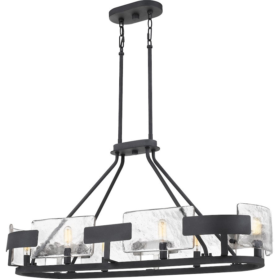 Stratum 6 Light Island Chandelier, Royal Ebony