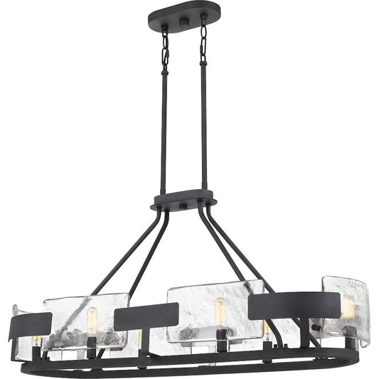 Stratum 6 Light Island Chandelier, Royal Ebony