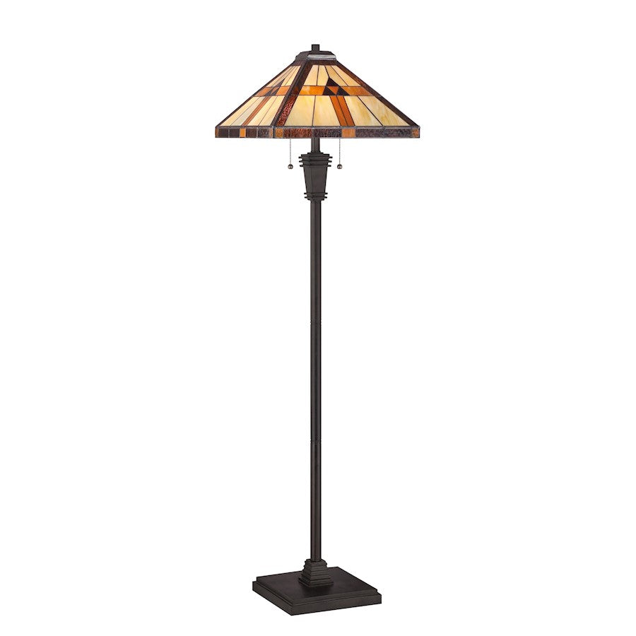 2 Light Bryant Tiffany Floor Lamp