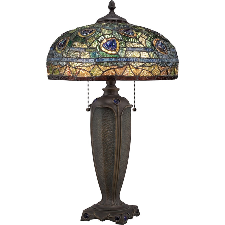 2 Light Lynch Tiffany Table Lamp