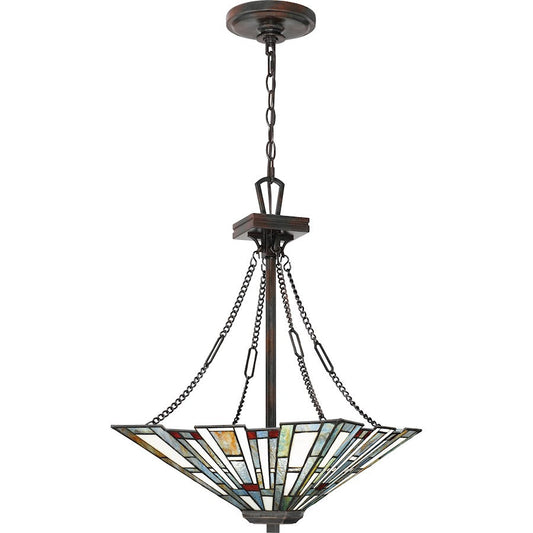 Maybeck 3 Light Pendant, Valiant Bronze