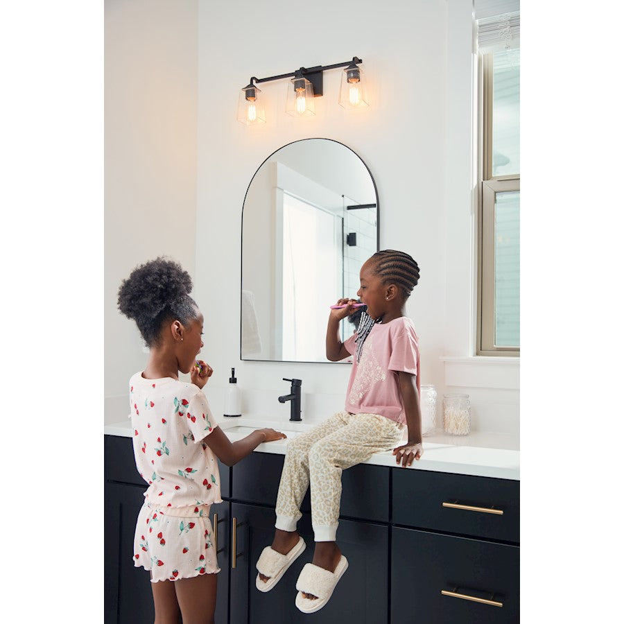 Thoresby 3 Light Bath Vanity, Opal Etched