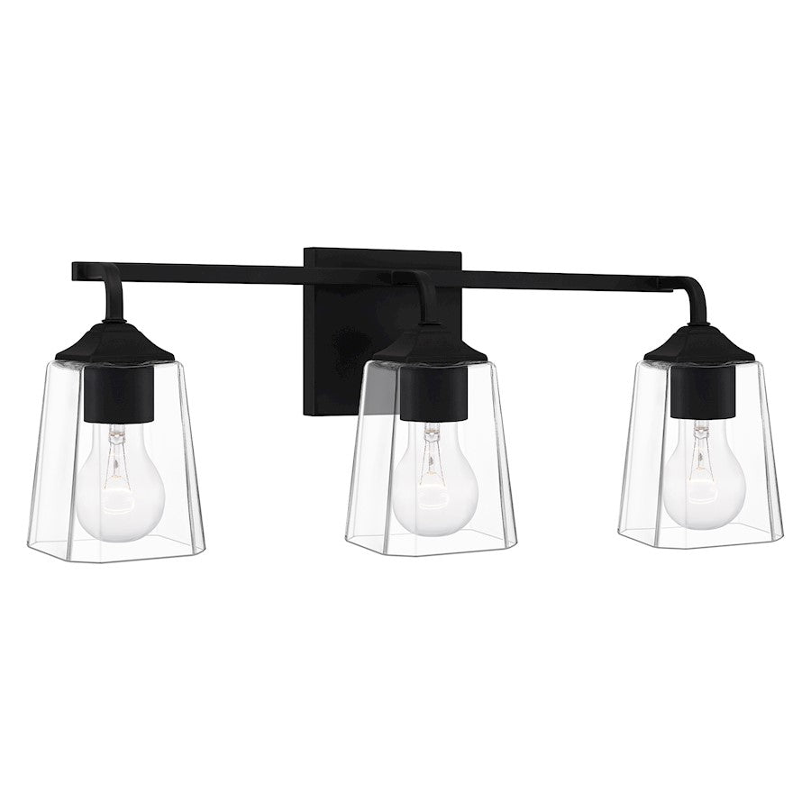 Thoresby 3 Light Bath Vanity, Opal Etched
