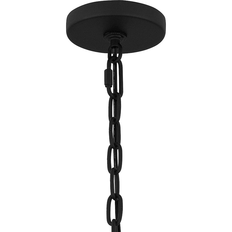 Thyme 1 Light Mini Pendant, Earth Black/Clear