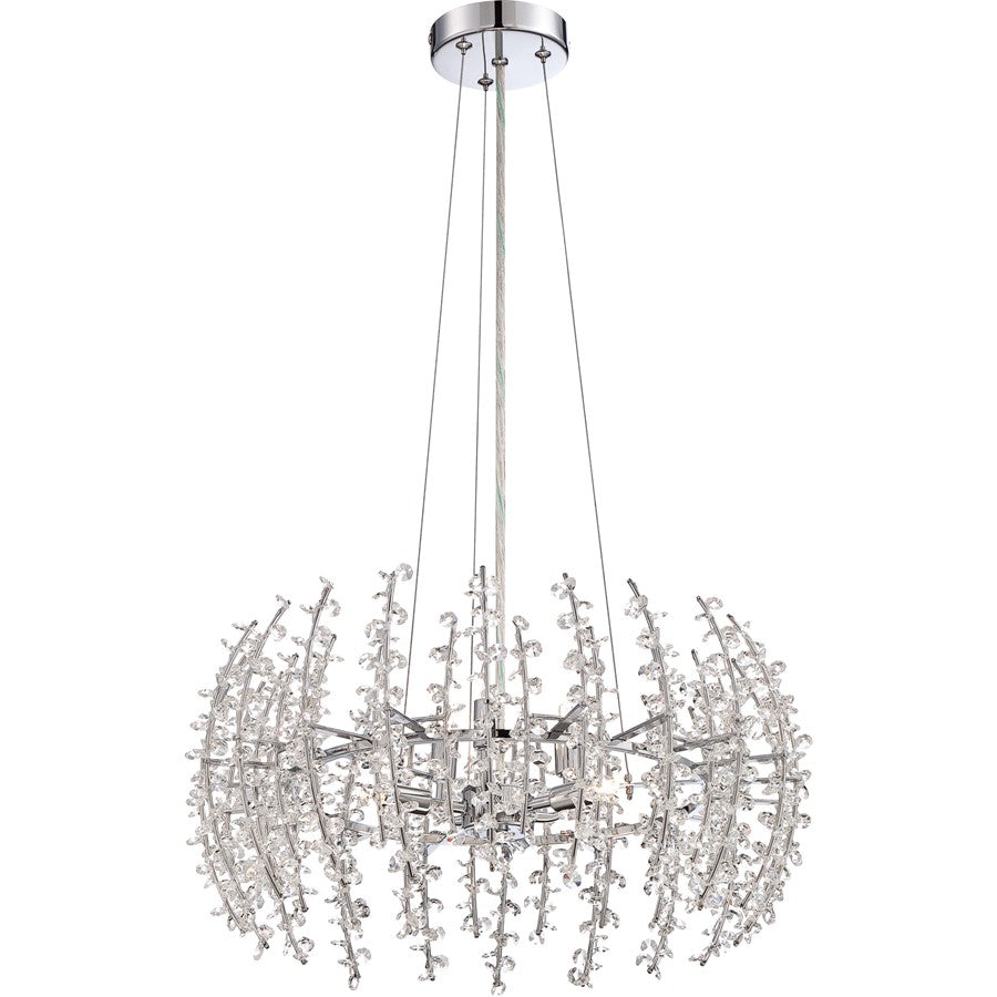 Valla Pendant, Polished Chrome