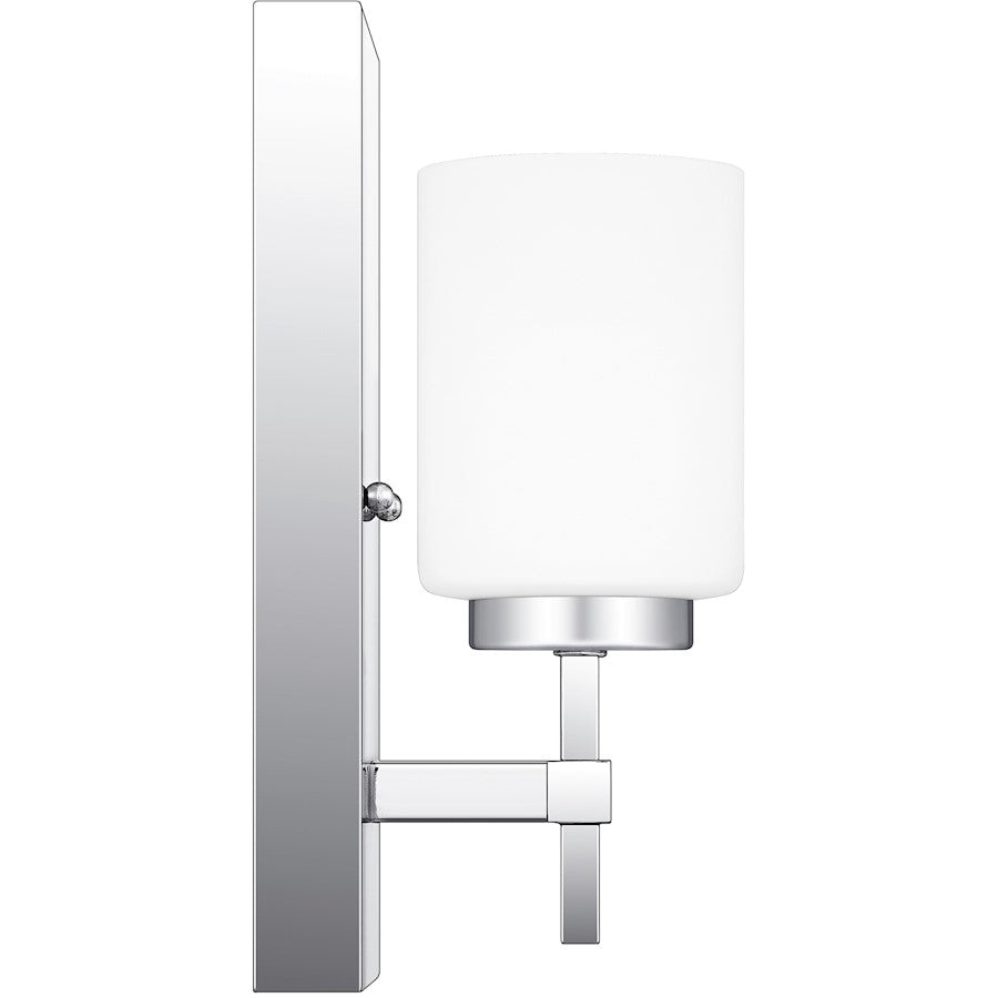 Wilburn 1 Light Wall Sconce, Opal Etched