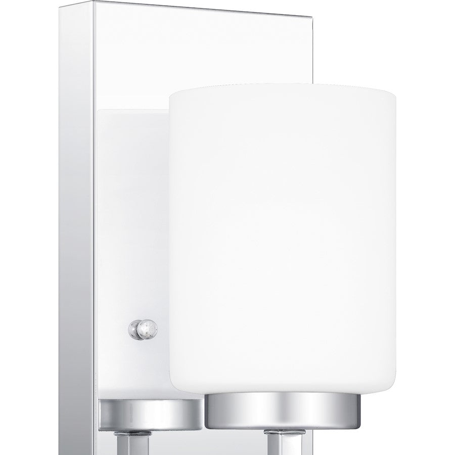 Wilburn 1 Light Wall Sconce, Opal Etched