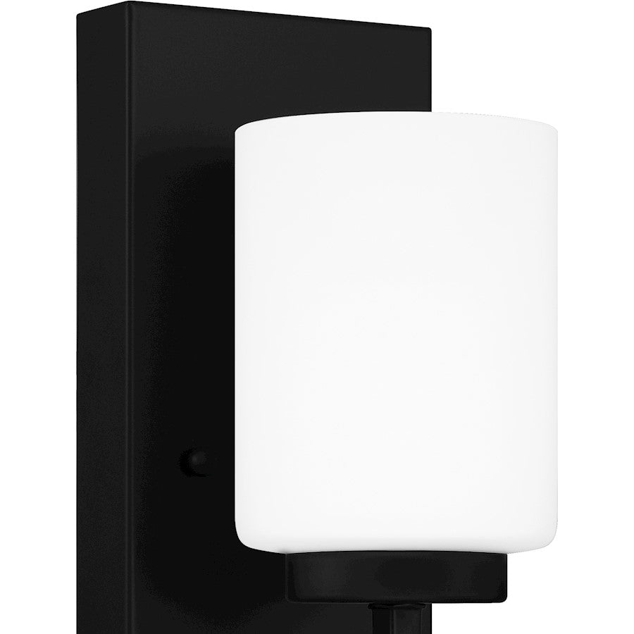 Wilburn 1 Light Wall Sconce, Opal Etched