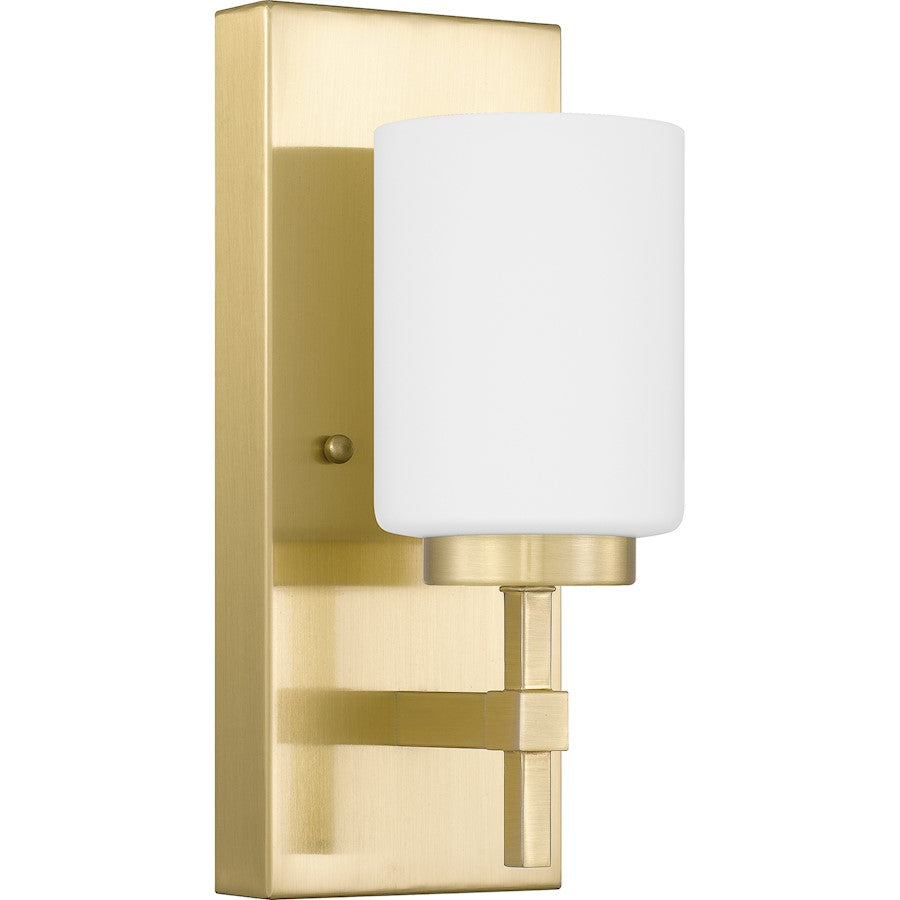 Wilburn 1 Light Wall Sconce, Opal Etched