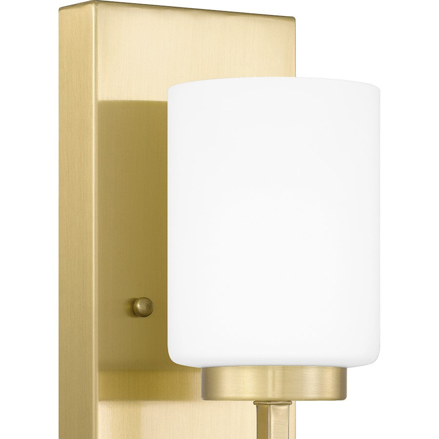 Wilburn 1 Light Wall Sconce, Opal Etched