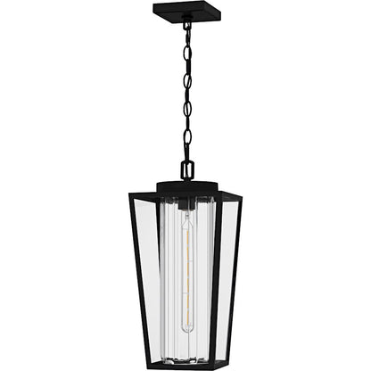 Jett 1Lt Mini Pendant, Black/Clear/Ribbed/Clear