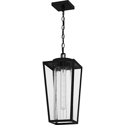 Jett 1Lt Mini Pendant, Black/Clear/Ribbed/Clear